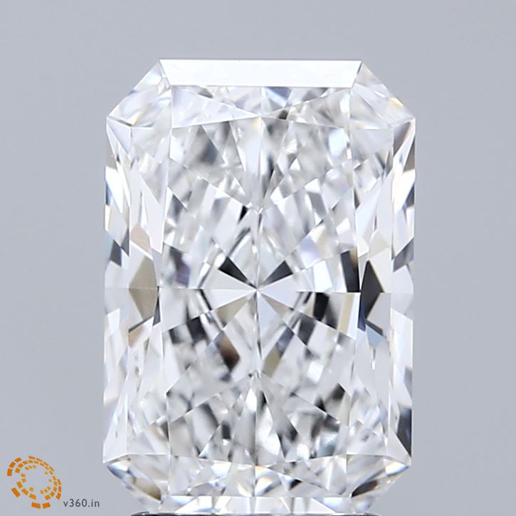 3.04ct Radiant E VVS1 Lab Created Diamond