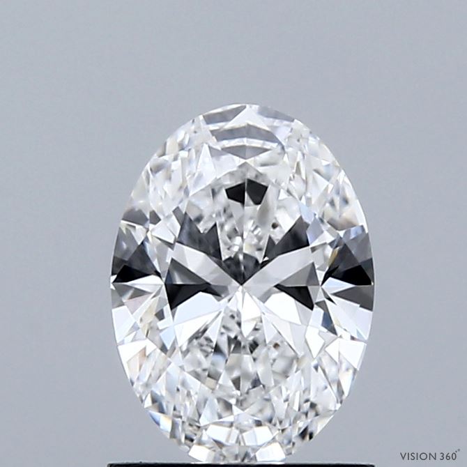 1.07ct Oval E VVS2 Lab Created Diamond