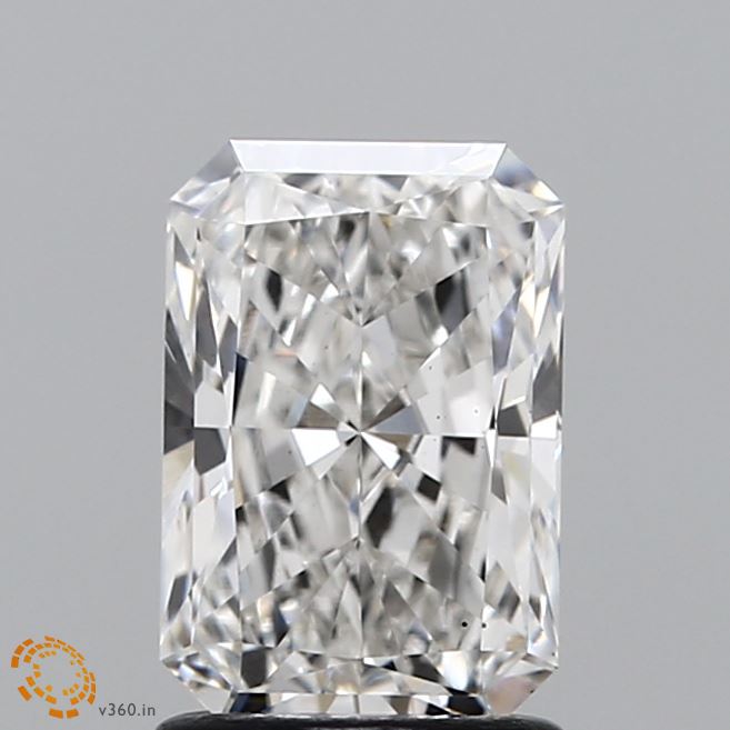 1.51ct Radiant F VS1 Lab Created Diamond