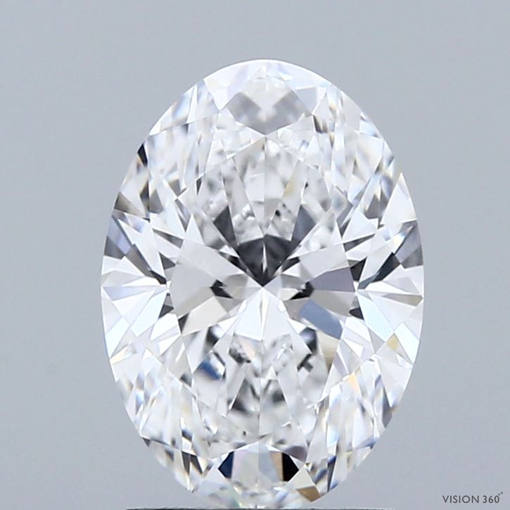 2.04ct Oval D VVS1 Lab Created Diamond