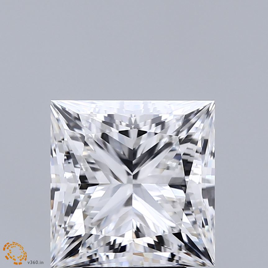 4.5ct Princess E VVS2 Lab Created Diamond
