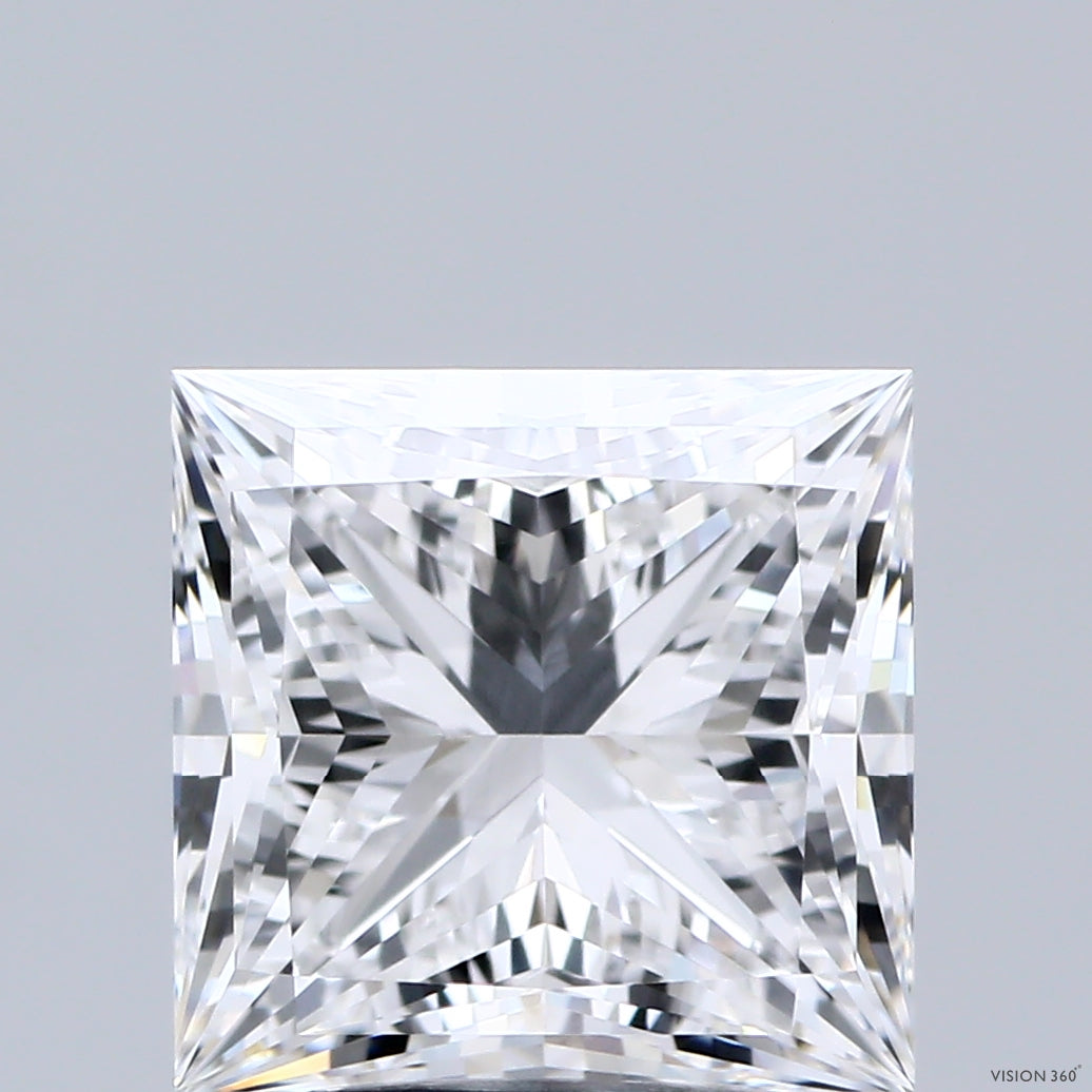 3.52ct Princess D VVS1 Lab Created Diamond
