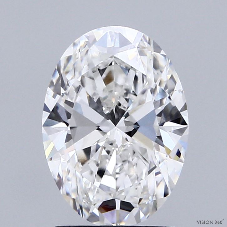 2ct Oval E VVS2 Lab Created Diamond