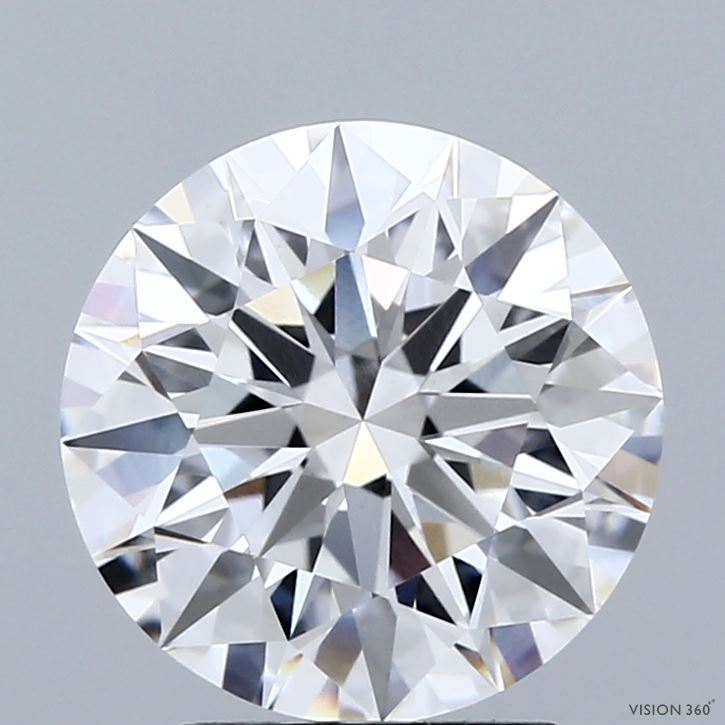 3.1ct Round E VVS2 Lab Created Diamond