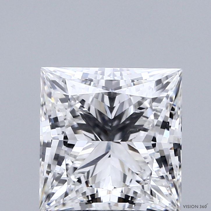 2.52ct Princess E VVS2 Lab Created Diamond
