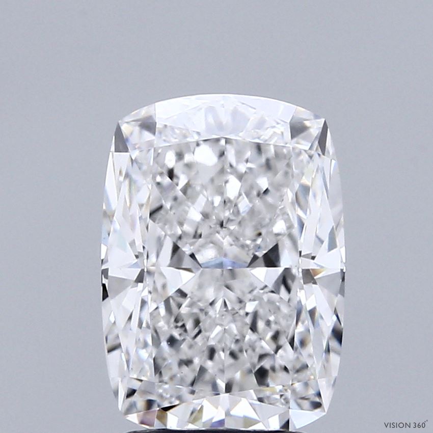 3.02ct Cushion E VVS2 Lab Created Diamond