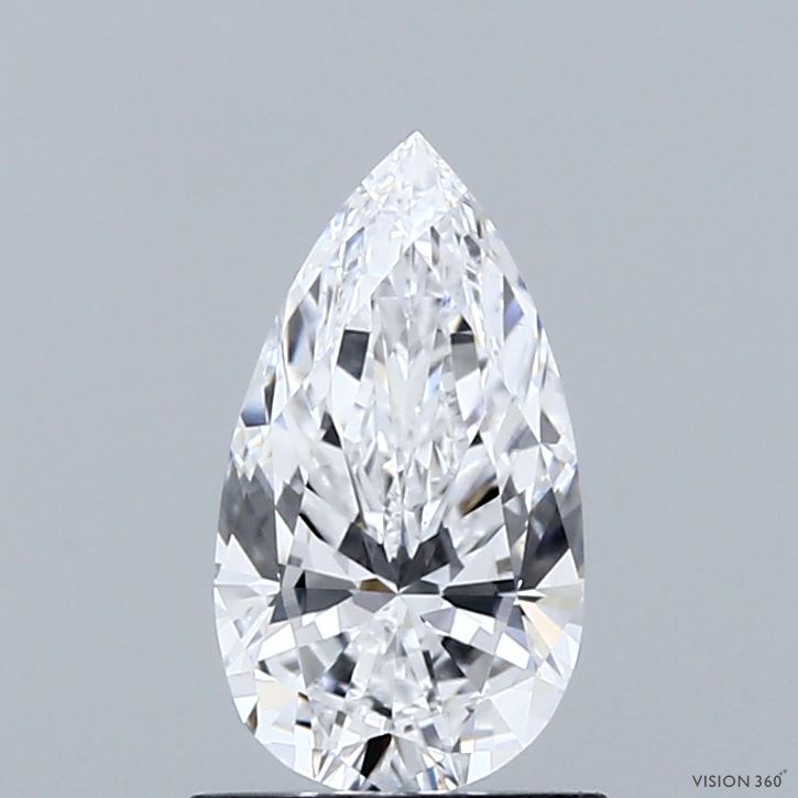1.01ct Pear D VVS2 Lab Created Diamond