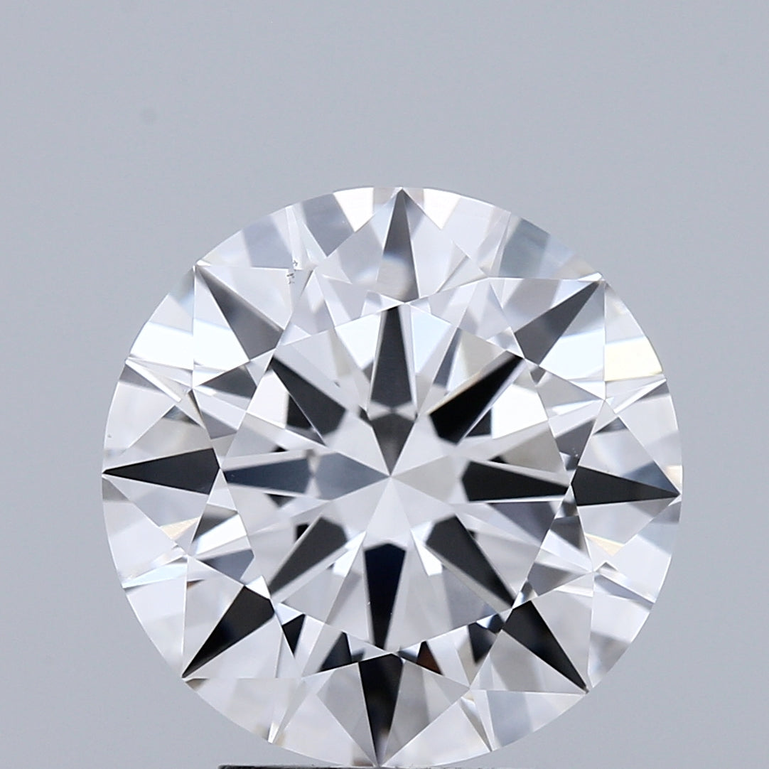 4ct Round F VS1 Lab Created Diamond