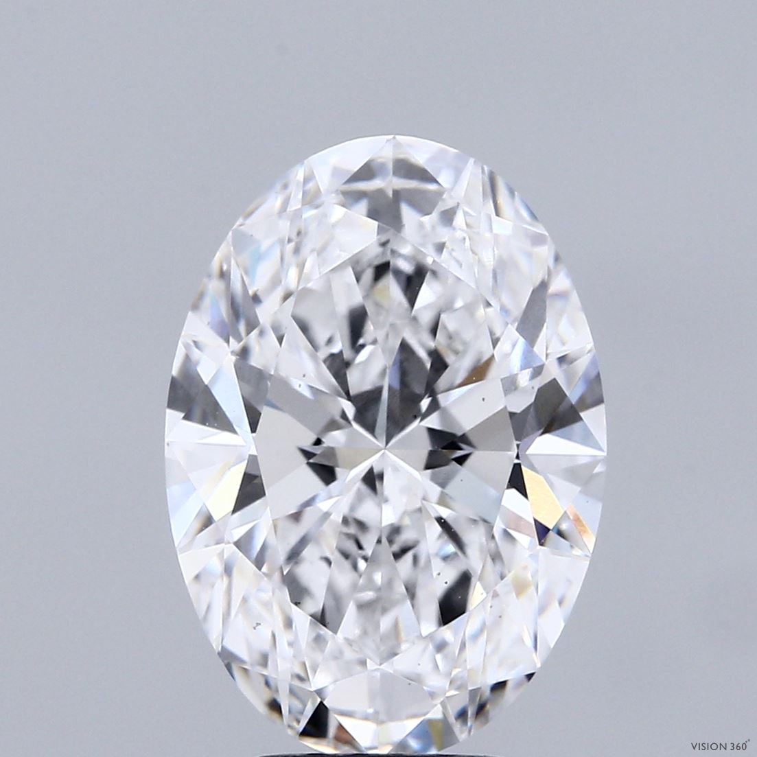 5.09ct Oval D VS2 Lab Created Diamond