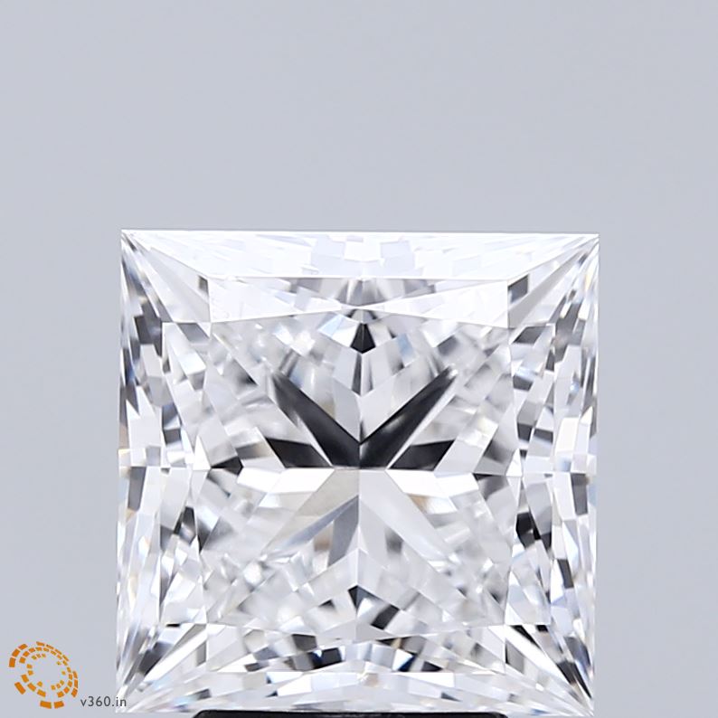 4.08ct Princess E VVS2 Lab Created Diamond