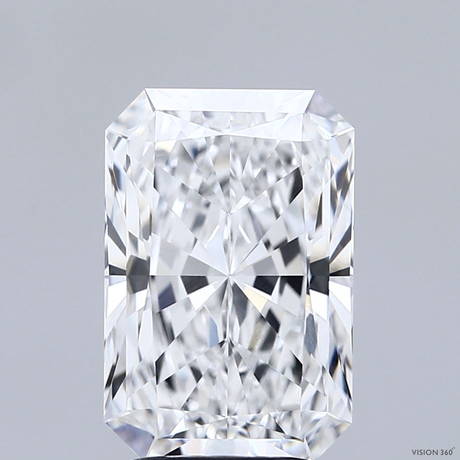 3.66ct Radiant D VVS1 Lab Created Diamond
