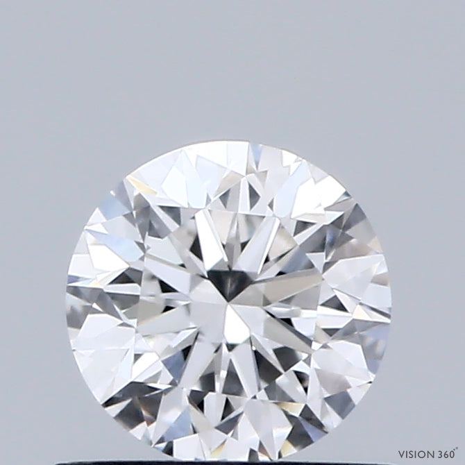 0.68ct Round D VVS1 Lab Created Diamond