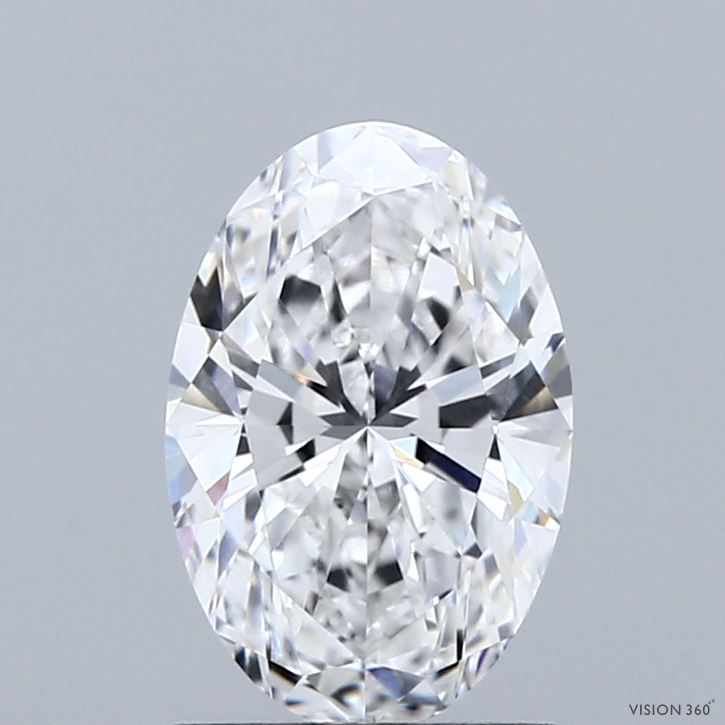 1.51ct Oval E VVS1 Lab Created Diamond