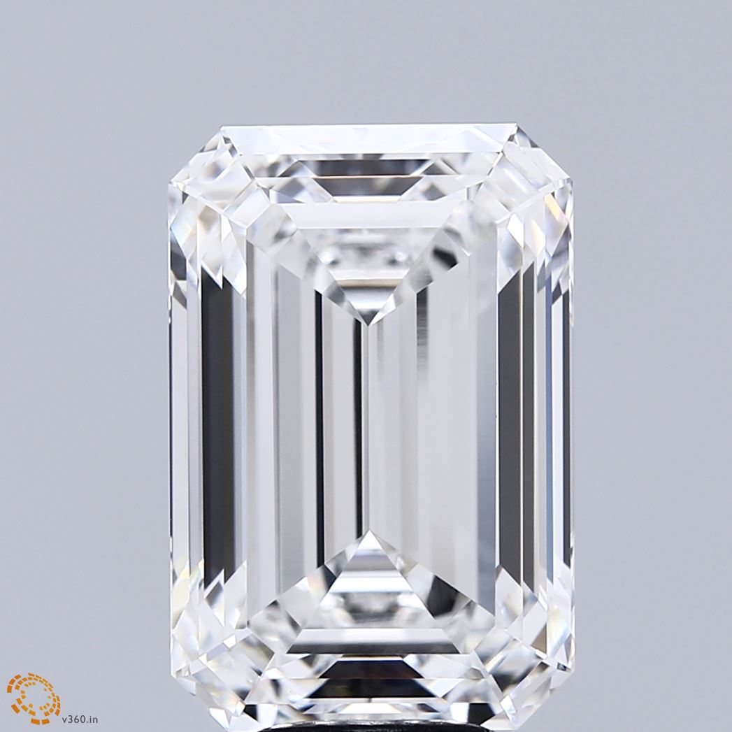 8.51ct Emerald E VVS2 Lab Created Diamond