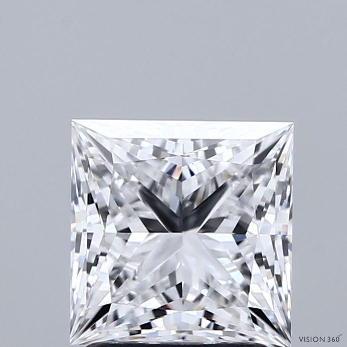 2.06ct Princess F VVS2 Lab Created Diamond
