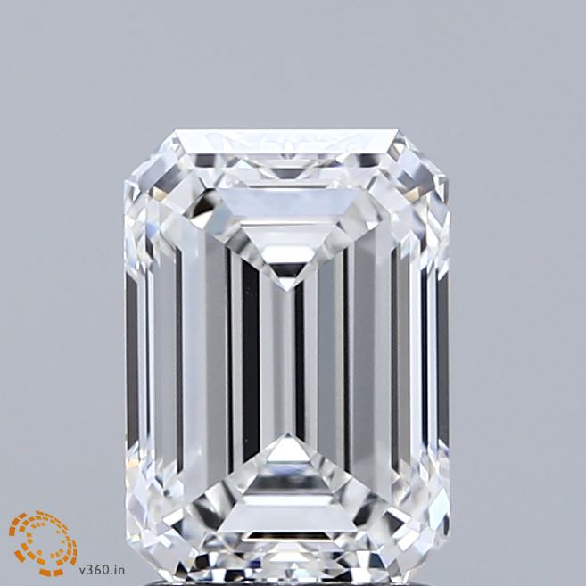 2.04ct Emerald E VVS1 Lab Created Diamond