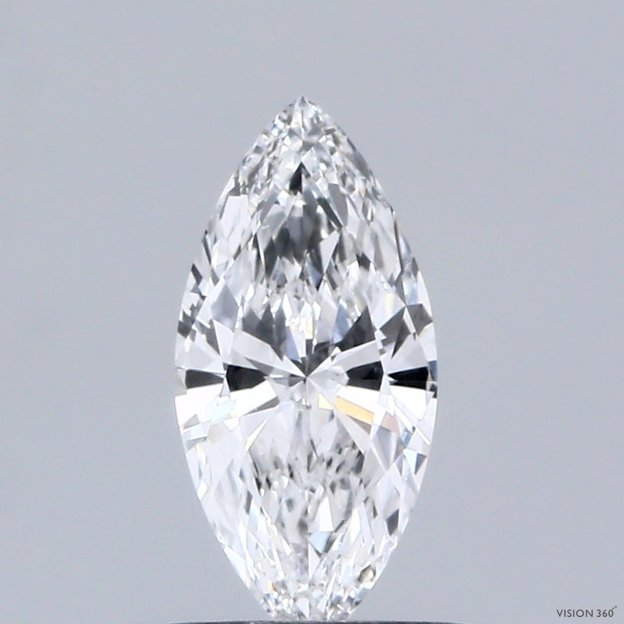 0.57ct Marquise D VVS2 Lab Created Diamond