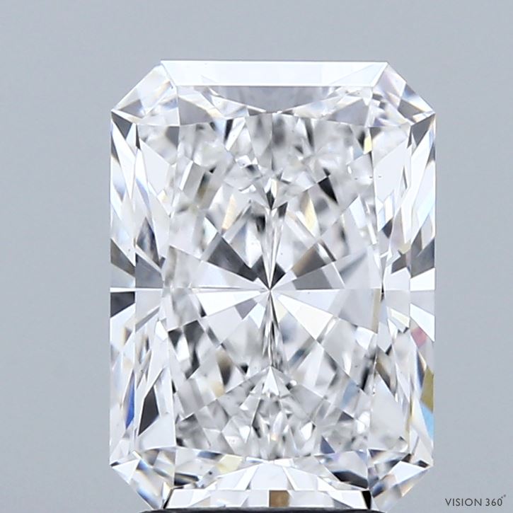 3.09ct Radiant E VS1 Lab Created Diamond