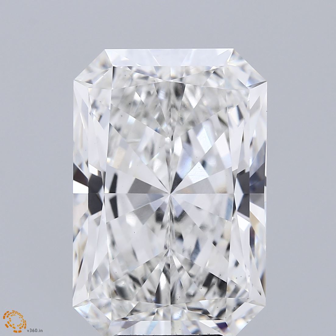 9.54ct Radiant F VS1 Lab Created Diamond