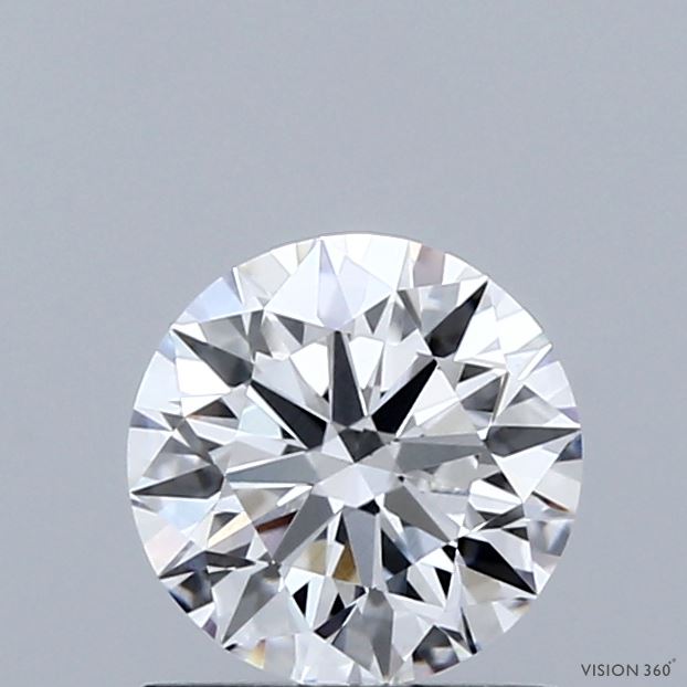 1ct Round D VVS2 Lab Created Diamond