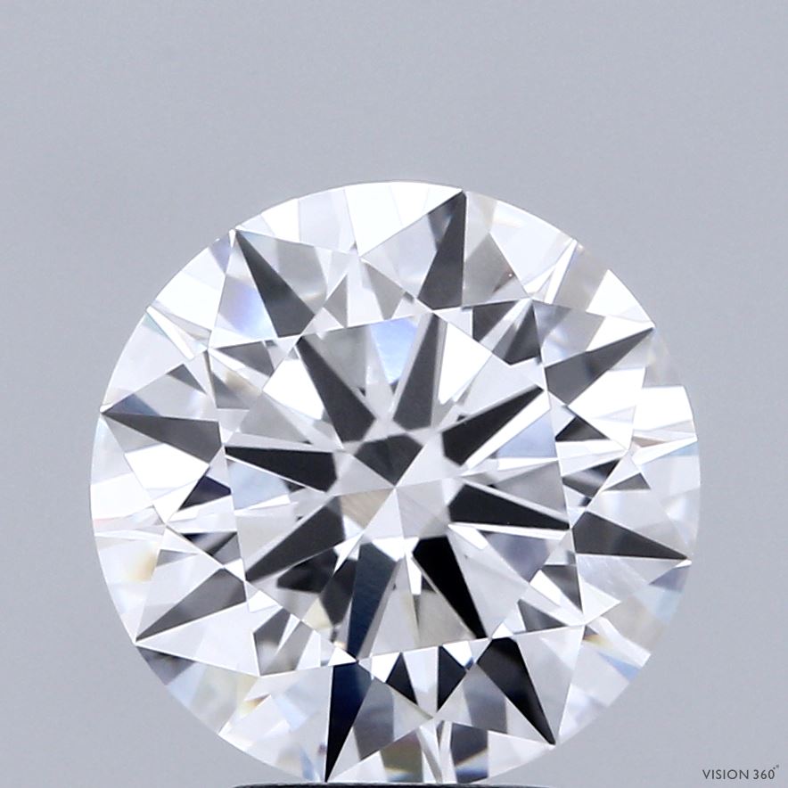 4.09ct Round D VVS2 Lab Created Diamond