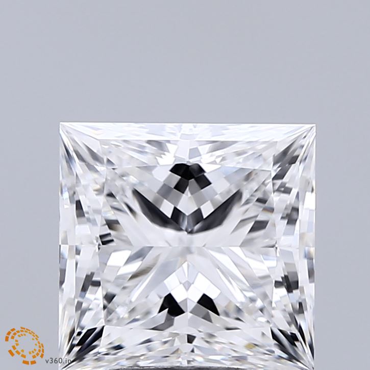 3.18ct Princess E VVS2 Lab Created Diamond
