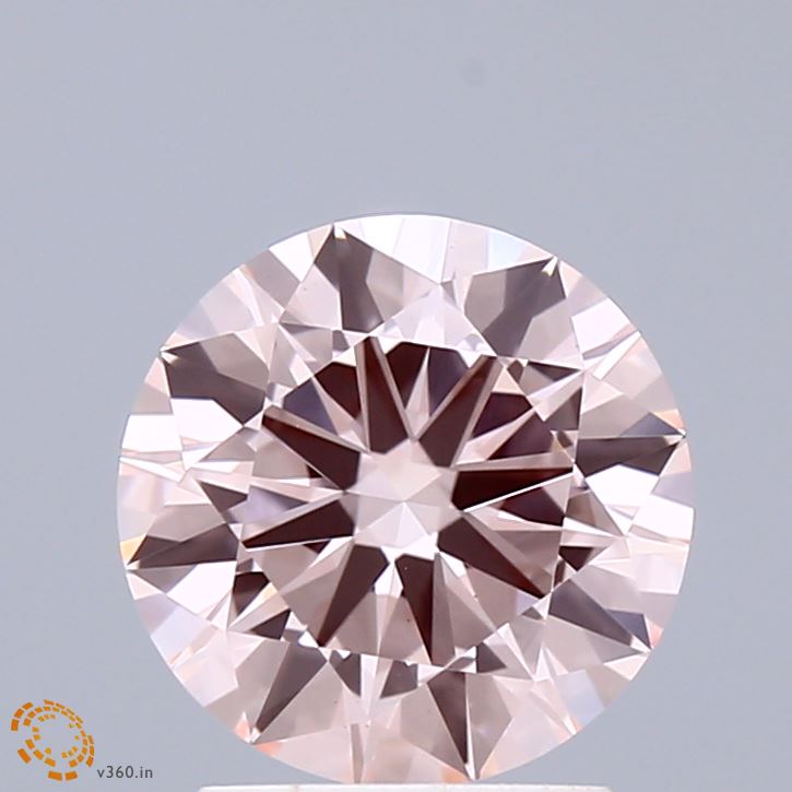 2.03ct Round FANCY INTENSE PINK VS1 Lab Created Diamond