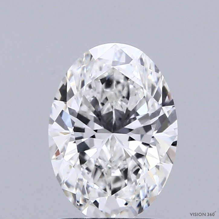 1.51ct Oval F VVS2 Lab Created Diamond