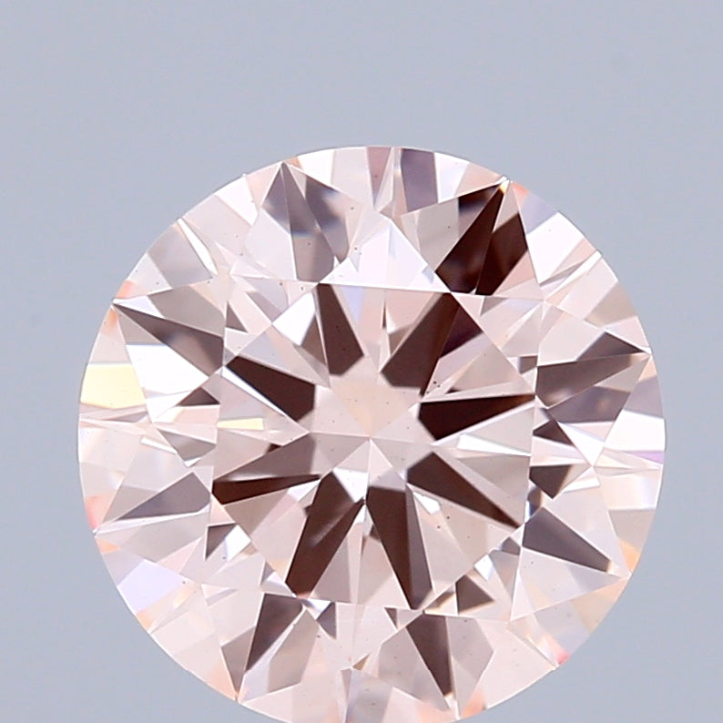 1.92ct Round FANCY PINK VS1 Lab Created Diamond