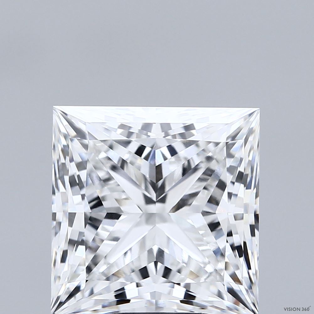 6.31ct Princess E VVS2 Lab Created Diamond