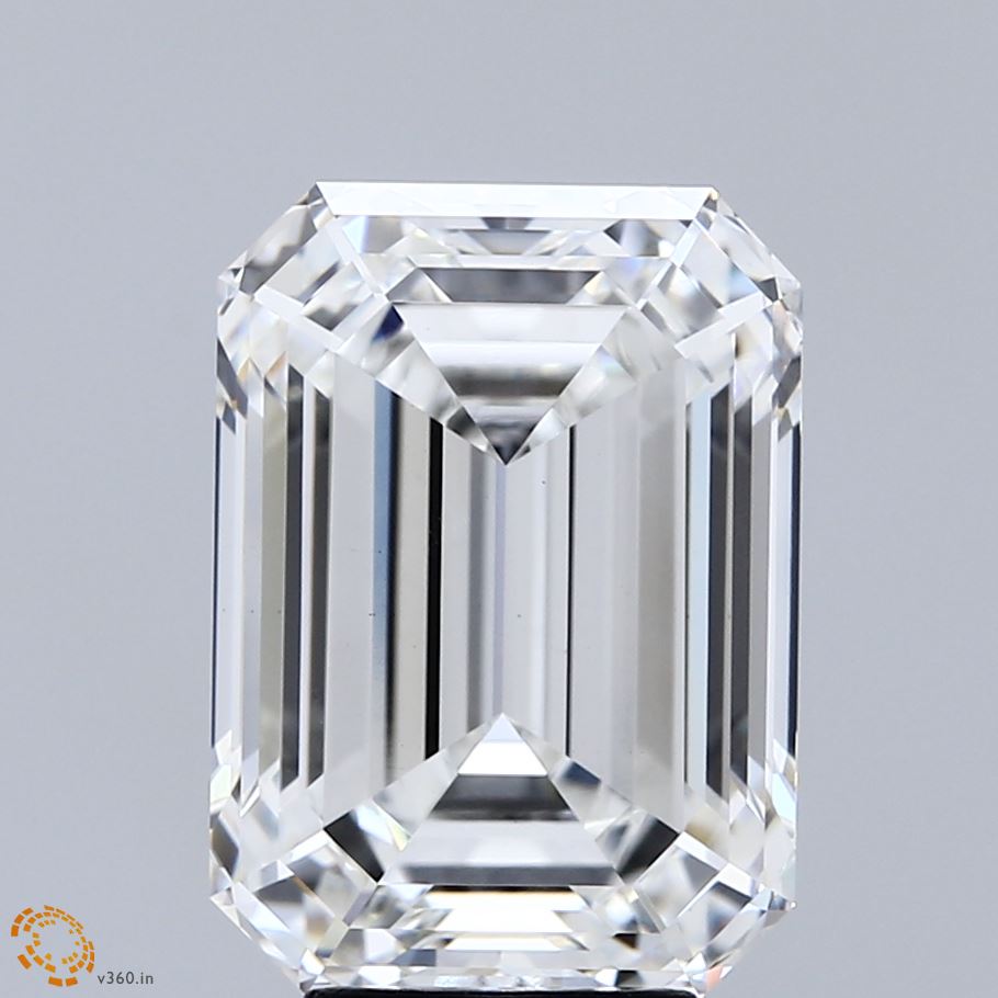 6.1ct Emerald F VS1 Lab Created Diamond