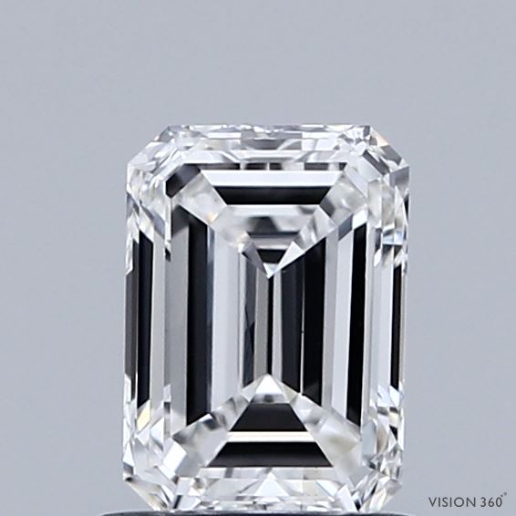 0.95ct Emerald E VS1 Lab Created Diamond
