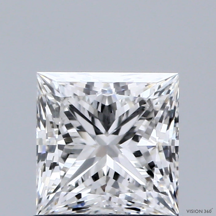 1.06ct Princess E VVS2 Lab Created Diamond
