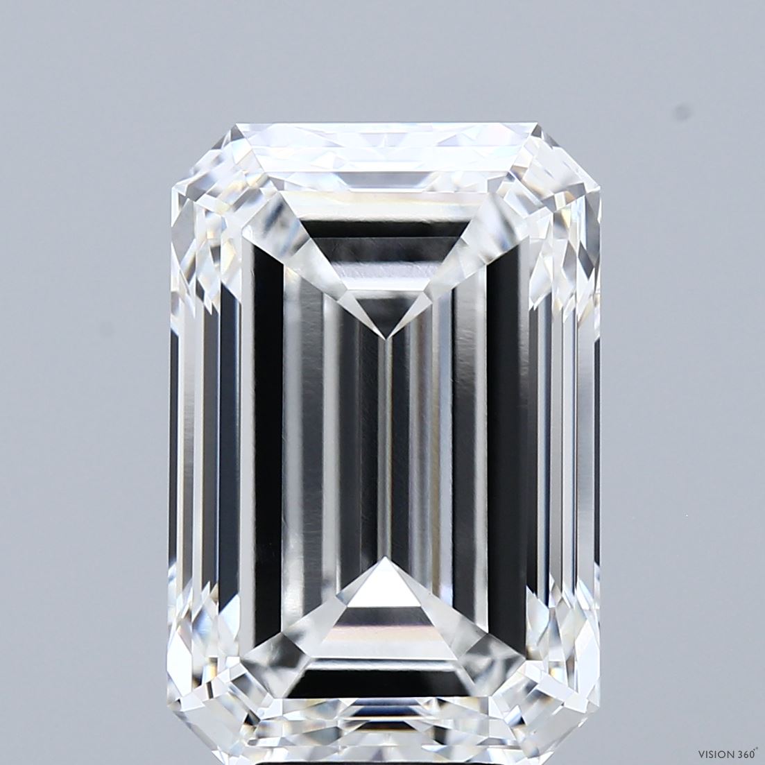 9.61ct Emerald F VVS2 Lab Created Diamond