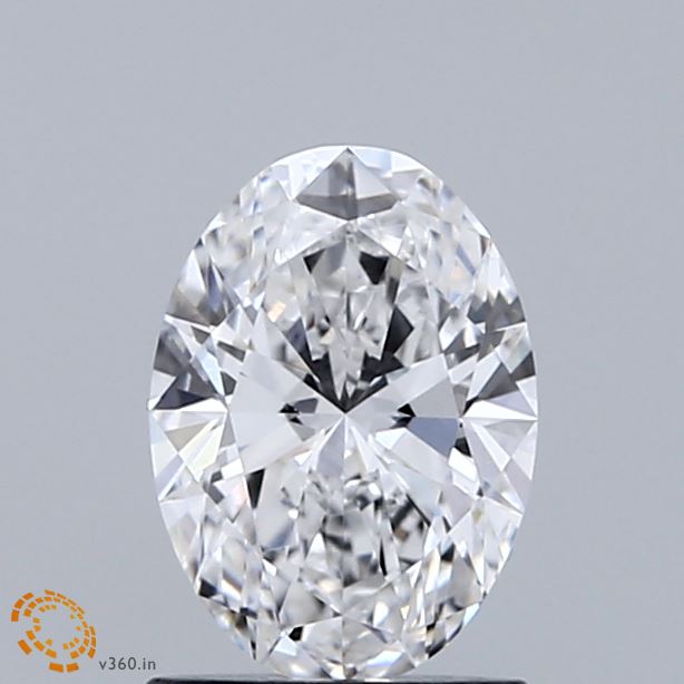 1.01ct Oval D VVS2 Lab Created Diamond