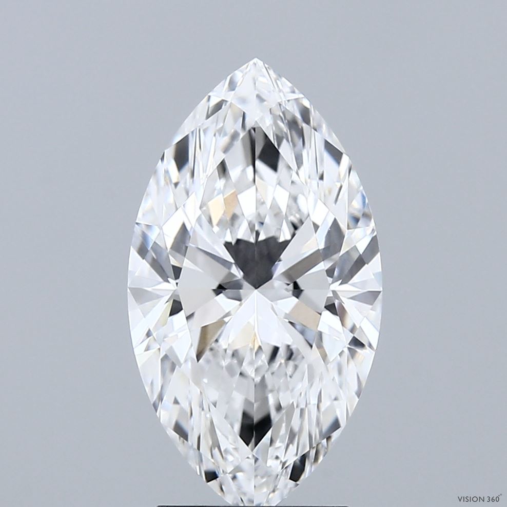 3.03ct Marquise D VVS2 Lab Created Diamond