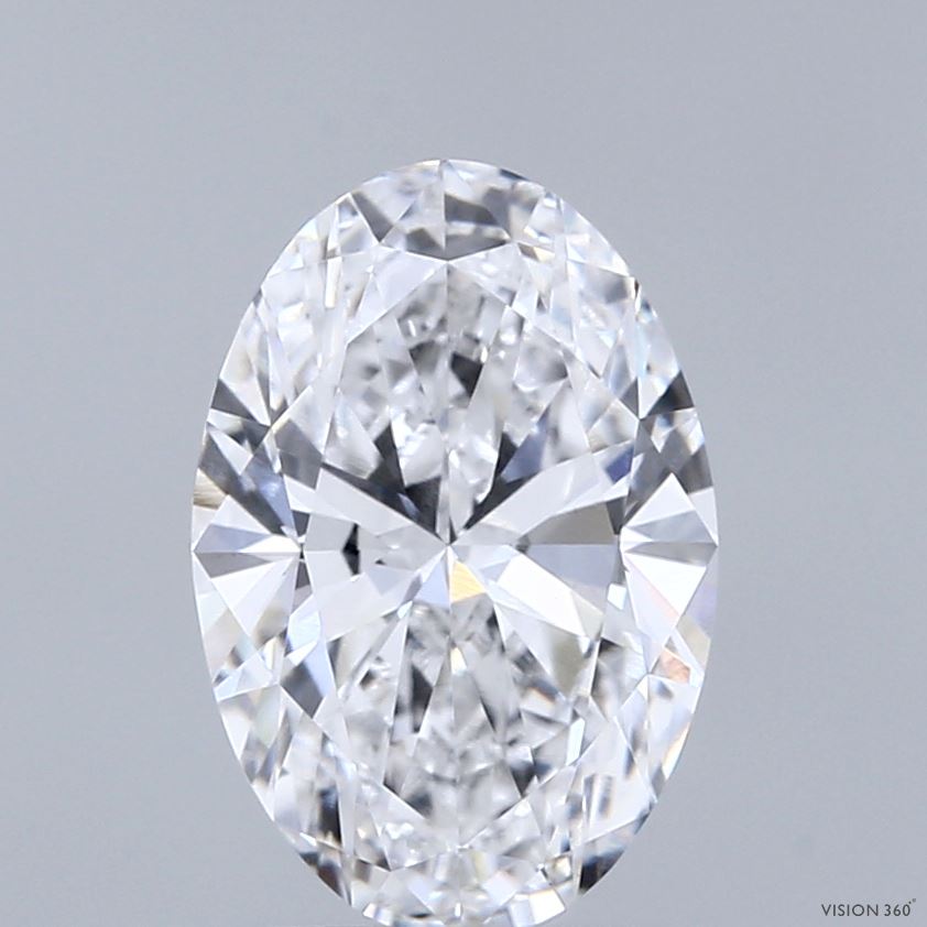 2.34ct Oval D VVS2 Lab Created Diamond