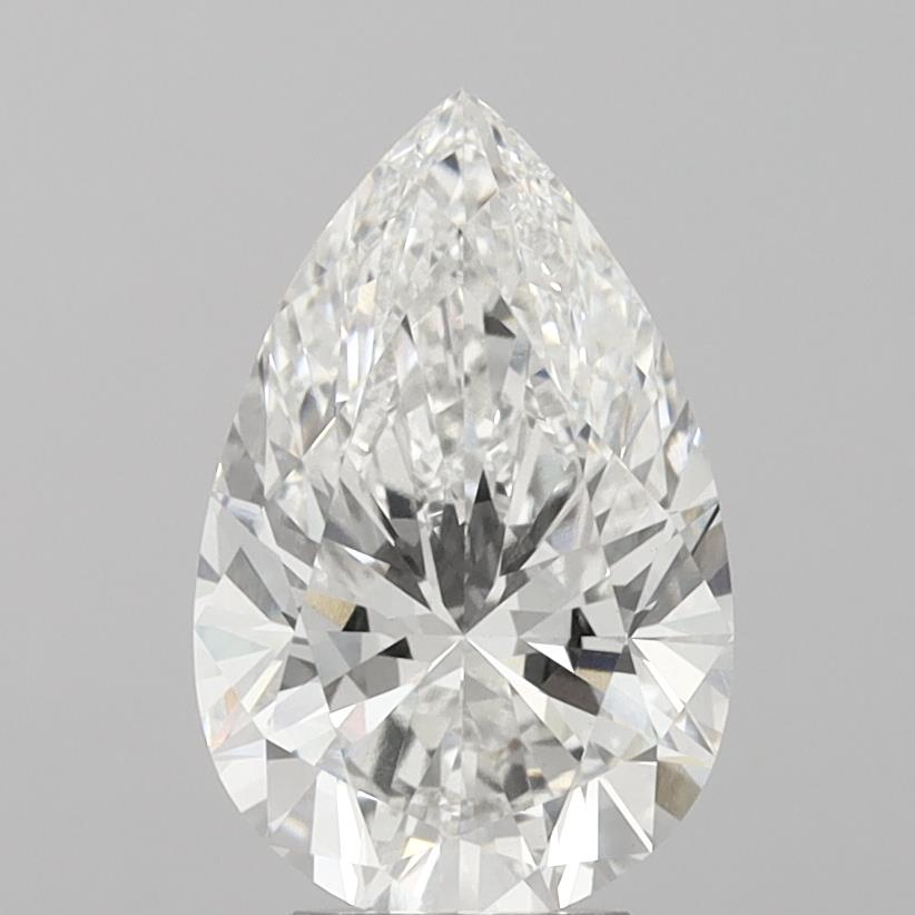 5.02ct Pear F VS1 Lab Created Diamond