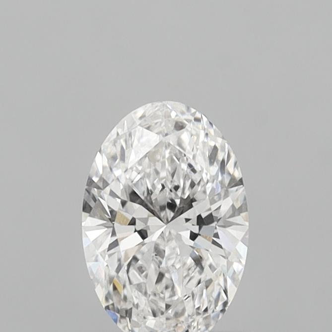 0.82ct Oval D VVS2 Lab Created Diamond