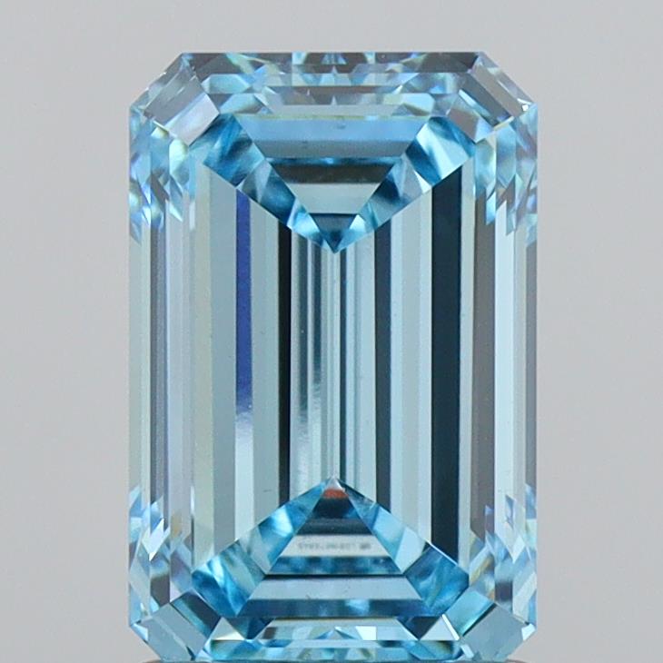 2.05ct Emerald VS1 Lab Created Diamond