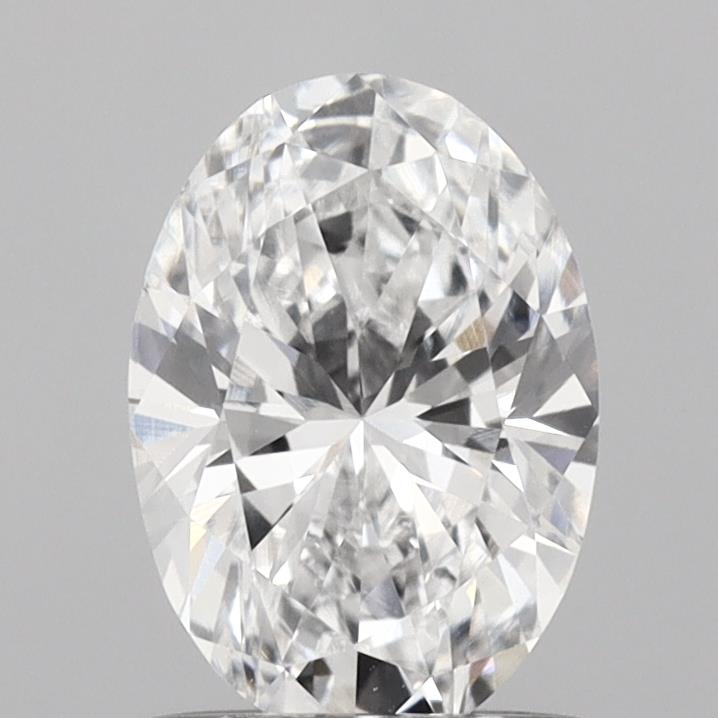 0.92ct Oval D VVS2 Lab Created Diamond