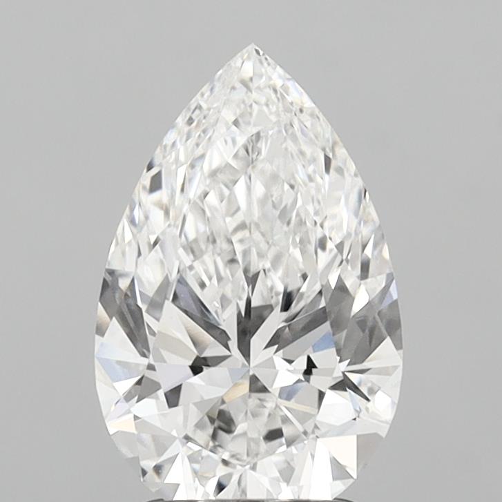 2.09ct Pear E VVS2 Lab Created Diamond