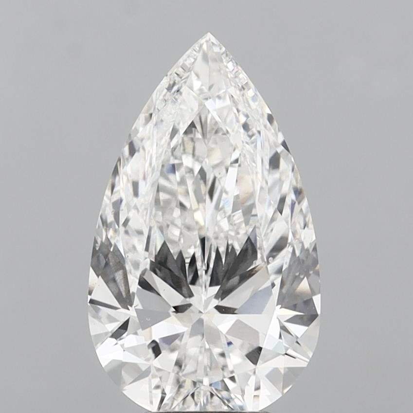 5ct Pear F VS2 Lab Created Diamond