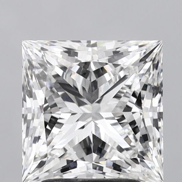 2.8ct Princess E VVS2 Lab Created Diamond