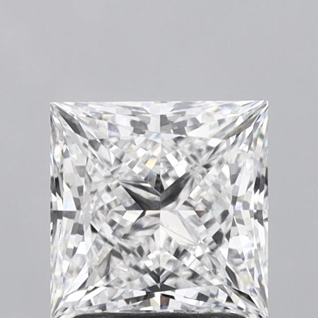 1.96ct Princess D VVS2 Lab Created Diamond