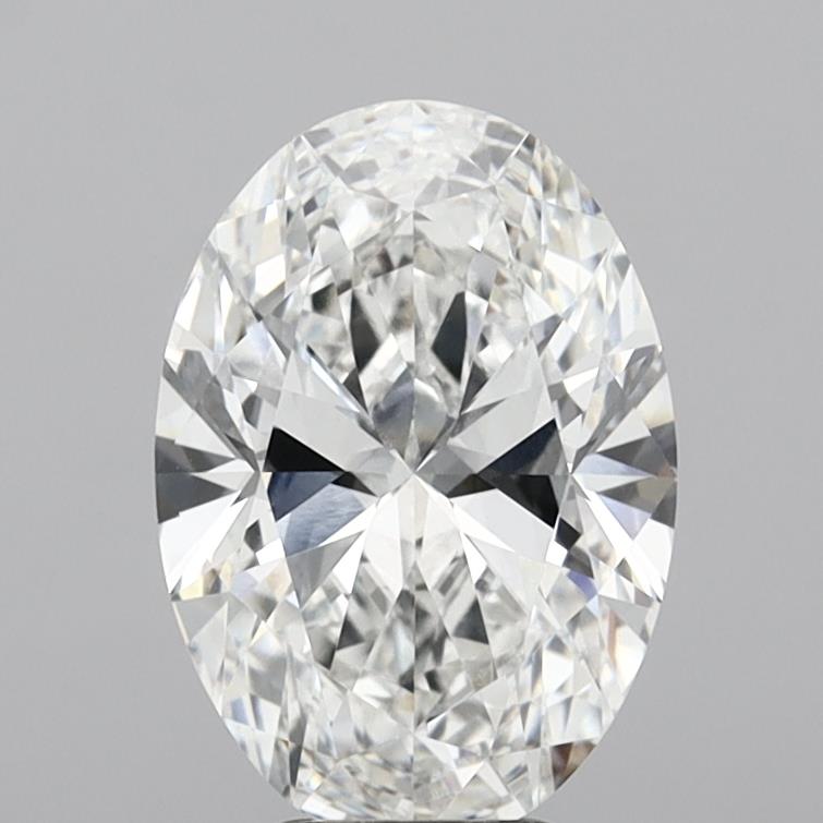 4.84ct Oval E VVS2 Lab Created Diamond