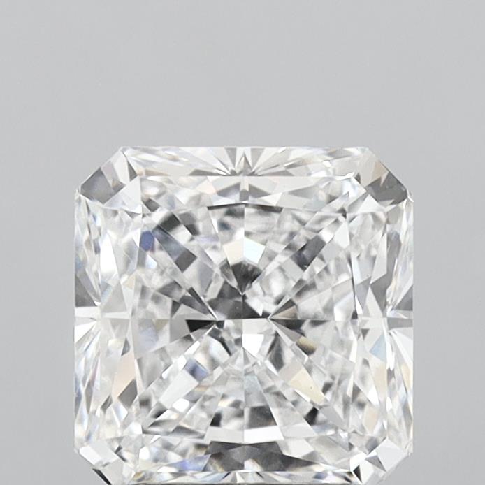 2.52ct Radiant E VVS2 Lab Created Diamond