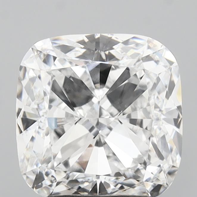 2.7ct Cushion D VVS2 Lab Created Diamond