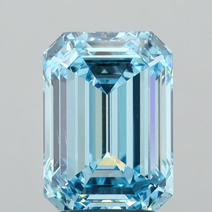 2.91ct Emerald VS2 Lab Created Diamond