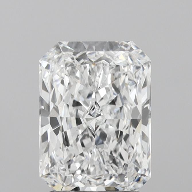 1.86ct Radiant D VVS2 Lab Created Diamond